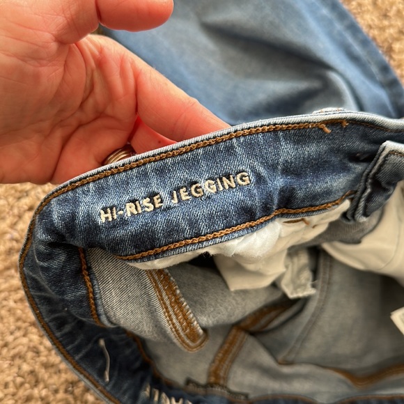 American Eagle Next Level Stretch Hi-Rise Jegging Skinny Jeans Size 8 - Picture 12 of 16